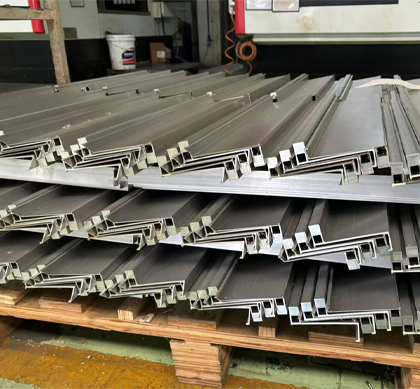 Non-standard extrusion aluminum parts