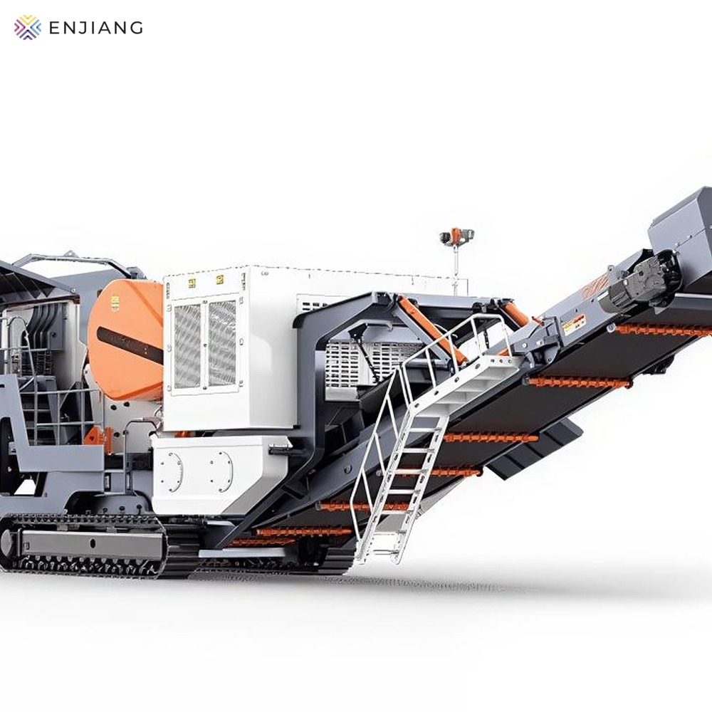 Track mobile crusher
