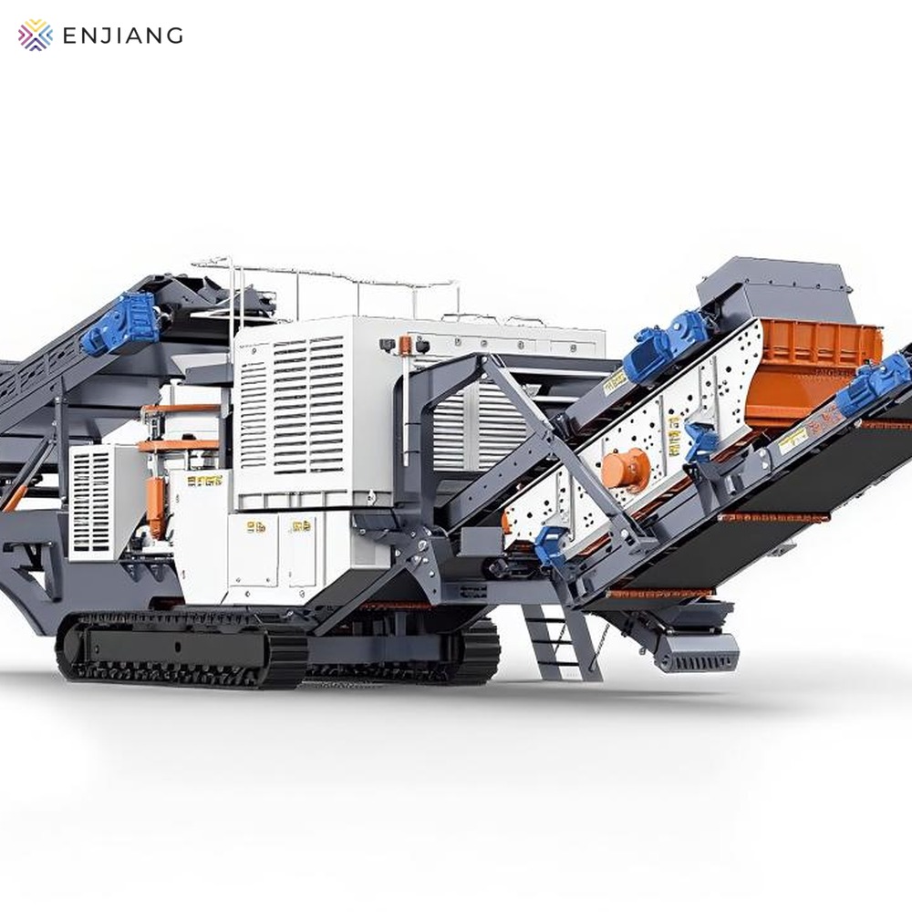Track mobile crusher