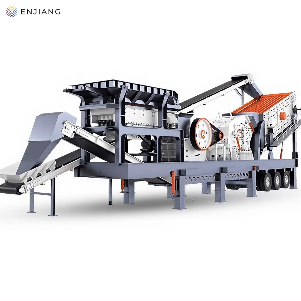 Wheel mobile crusher